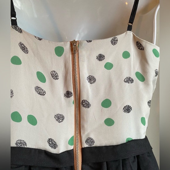 SOLD Hype Spaghetti Strap lingerie inspired Dress black green white NWT Size 8 - Picture 6 of 9